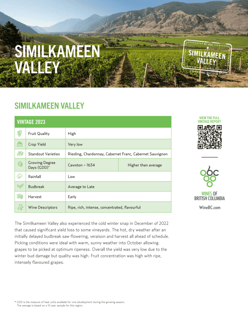 Click to show details - Wines of BC Vintage 2023 - Similkameen Valley-1