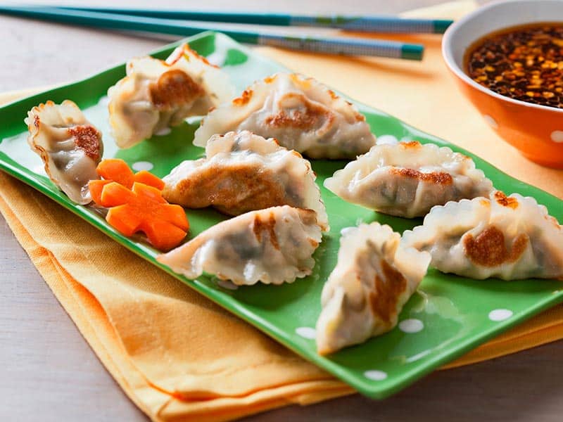 Turkey pot stickers photo